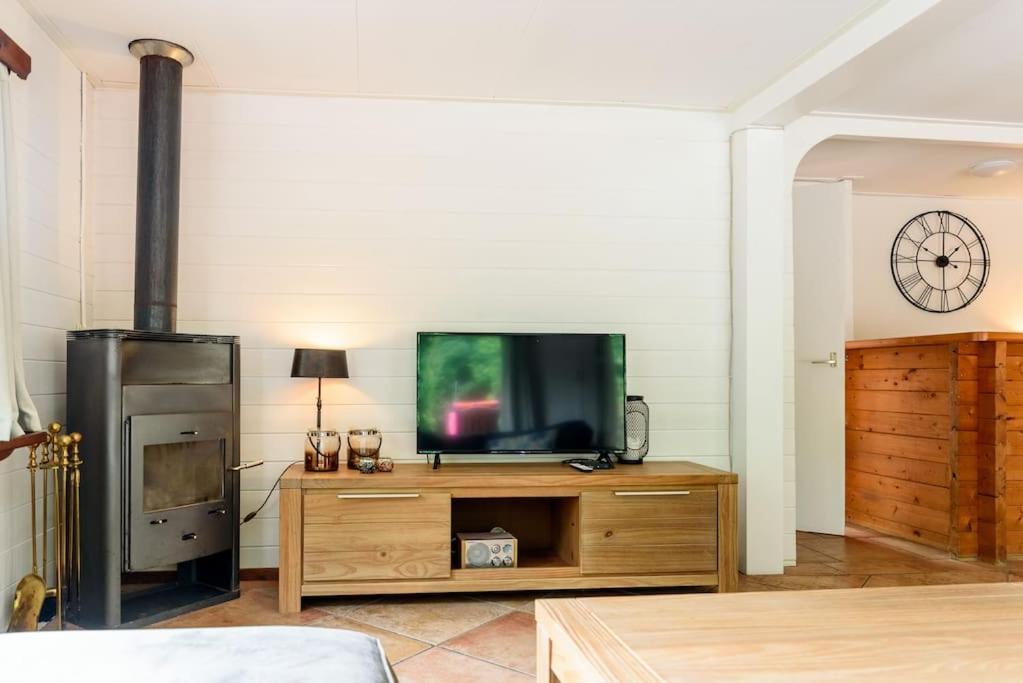 Spacious Wooden Cottage With Infra-Red Sauna At Veluwe Putten Εξωτερικό φωτογραφία