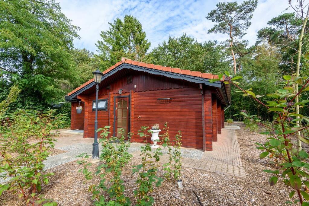 Spacious Wooden Cottage With Infra-Red Sauna At Veluwe Putten Εξωτερικό φωτογραφία