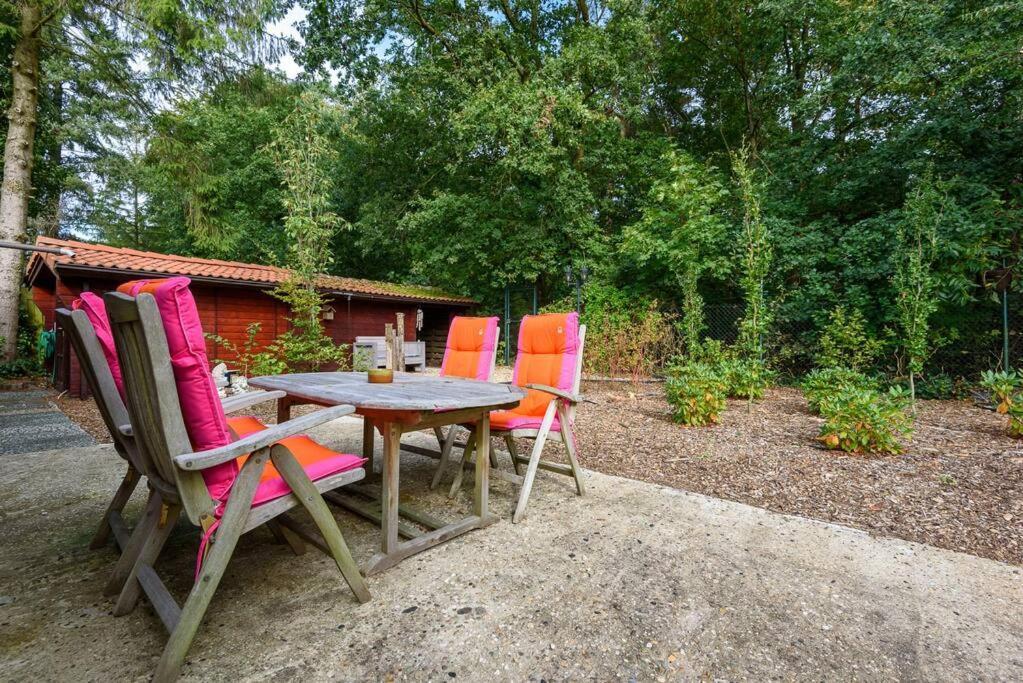 Spacious Wooden Cottage With Infra-Red Sauna At Veluwe Putten Εξωτερικό φωτογραφία