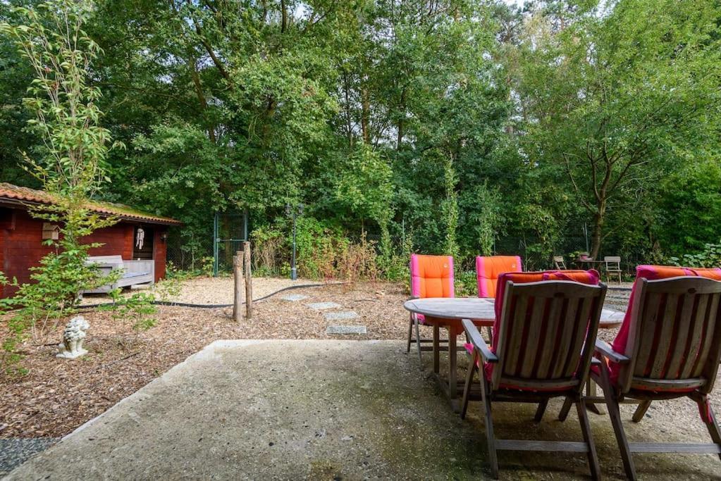 Spacious Wooden Cottage With Infra-Red Sauna At Veluwe Putten Εξωτερικό φωτογραφία