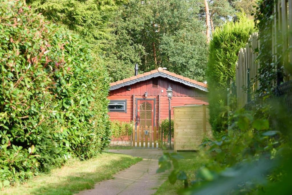 Spacious Wooden Cottage With Infra-Red Sauna At Veluwe Putten Εξωτερικό φωτογραφία